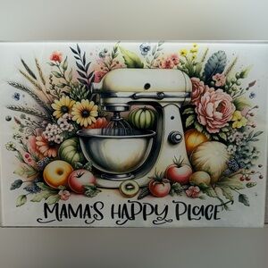 Floral Cream Stand Mixer -
